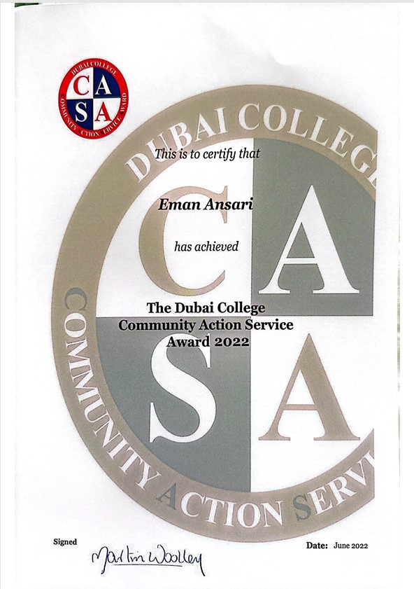 DC Community Service Award